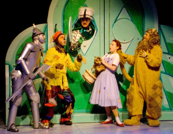 The Wizard of Oz. Michael Ingersoll, Brain James Porter, Kyle Barnette, Angela Ingersoll, Harry Culpepper. Playhouse on the Square.
