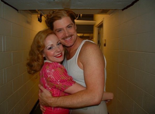 The Comedy of Errors. Backstage. Angela Ingersoll, Sean Alan Krill. Chicago Shakespeare Theater.