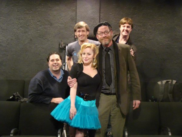 Second City Hollywood. Peter Aiello, Mikey Hann, Angela Ingersoll, Ron West, Jim Rowley.